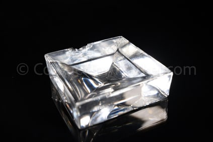 Col. Tom Parker's Clear Glass Ashtray