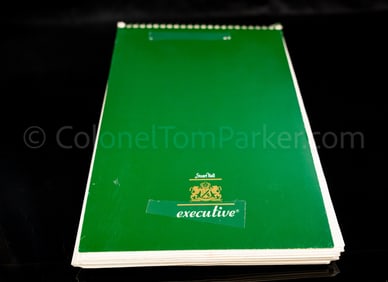 All Star Shows Handwritten Elvis Notes