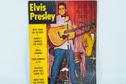 Elvis Presley, Scotty Moore, and Others Signed Magazine
