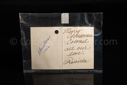 Col. Tom Parker's Christmas Card-Priscilla Presley