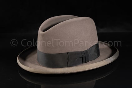Col. Tom Parker's Stetson Grey Wool Trilby Hat