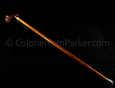 Col. Tom Parker's Wooden Elephant Head Cane