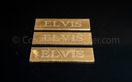 Col. Tom Parker's "Elvis" Metal Tags
