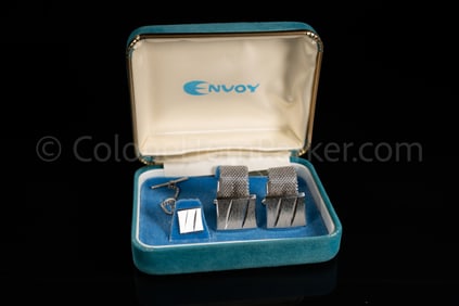 Col. Tom Parker's Envoy Cufflink and Tie Tac Set