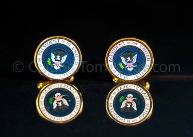 Col. Tom Parker's Cufflinks From Ronald Reagan