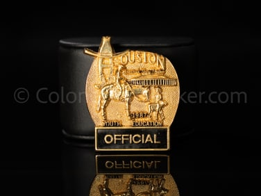 Col. Tom Parker's 1987 Houston Rodeo Official Badge