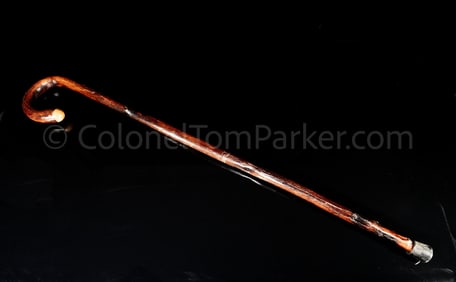 Col. Tom Parker's Dark Wood Cane