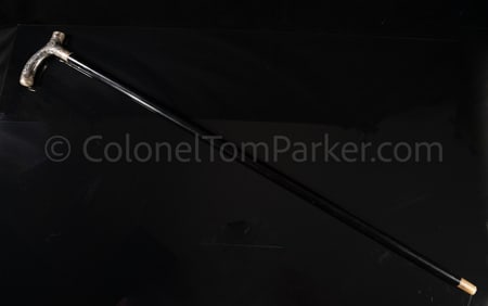 Col. Tom Parker's Black and Silver Cane