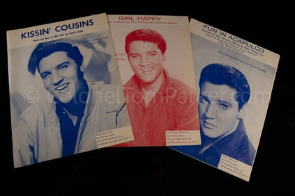 Col. Tom Parker's Elvis Presley Sheet Music Books