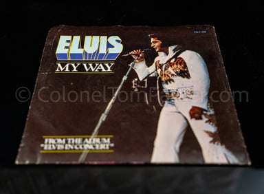 Col. Tom Parker's Elvis Presley "My Way" Vinyl 45