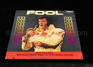 Col. Tom Parker's Elvis Presley "Fool" Vinyl 45