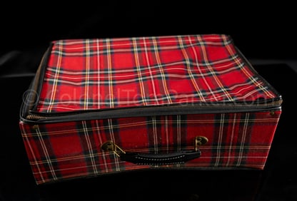 Col. Tom Parker's Red and Black Plaid Case