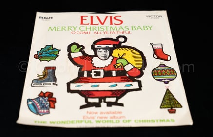 Col. Tom Parker's Elvis "Merry Christmas Baby" 45