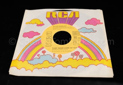 Col. Tom Parker's Elvis "Take Good Care of Her" 45