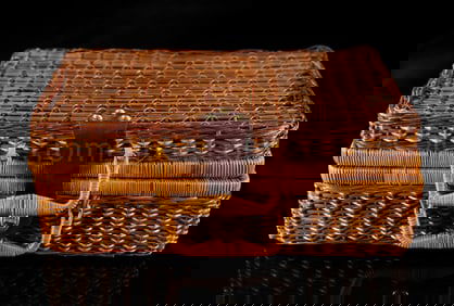 Col. Tom Parker's Wicker Picnic Basket