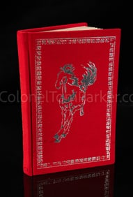 Col. Tom Parker's Red Notebook Signed by Mae Axton