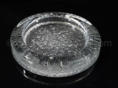 Col. Tom Parker's Large Glass Ashtray
