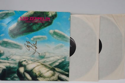 Jimmy Page SIGNED Going To California Album W/LOA