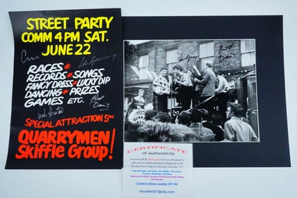 "The Birth of The Beatles" Signed Photograph W/COA