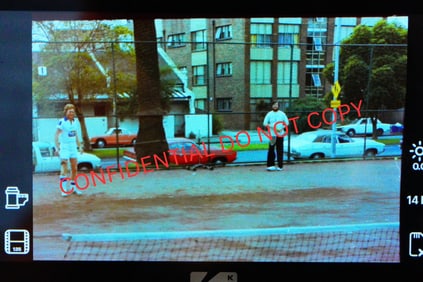 Brian Wilson Tennis W/Steve Love Photo Negative