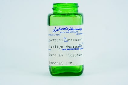Marilyn Monroe 1962 Seconal Prescription Bottle
