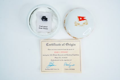 RMS Titanic Authentic Piece of Coal W/COA