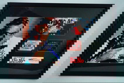 Dr. No (1962) Sean Connery Signed Photo, Hero Prop