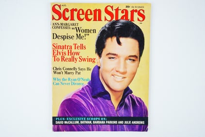 Elvis Presley August 1966 Screen Stars Magazine