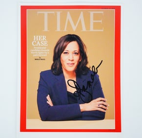 Kamala Harris Signed 8 x 10 Inch Photograph W/COA