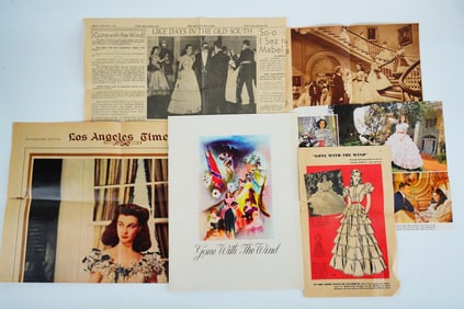 Gone With The Wind Original 1939 Theater Playbill