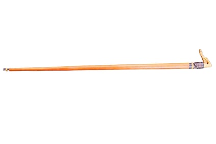 Waylon Jennings Wood Diamond Back Walking Stick