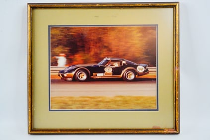 Waylon Jennings Personally Owned Photo of Race Car