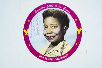 Butterfly McQueen Signed Lithograph