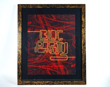 Bloc Party 2007 Signed Concert Poster #40/100