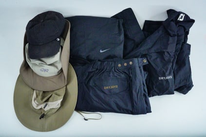 Richard Roundtree Lot of Athletic Clothing and Hats