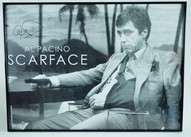 Al Pacino "Scarface" Signed Poster (Framed)