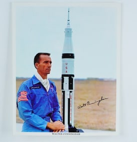Signed Walter Cunningham NASA Portrait