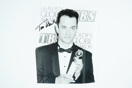 Tom Hanks Signed 1993 8" x 10" Golden Globes Photo