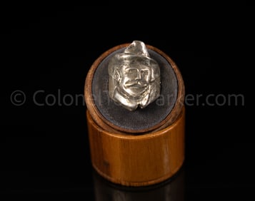 Col. Parker's Silver Portrait Ring From Uncle Zeke