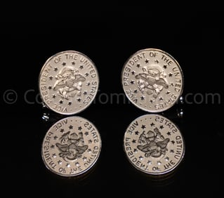 Col. Tom Parker's Cufflinks From George H.W. Bush