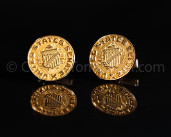 Col. Parker's Cufflinks From Sen. Thomas Kuchel