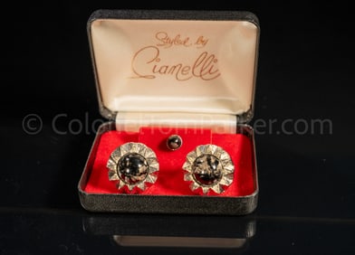 Col. Tom Parker's Cianelli Cufflinks and Tie Tack