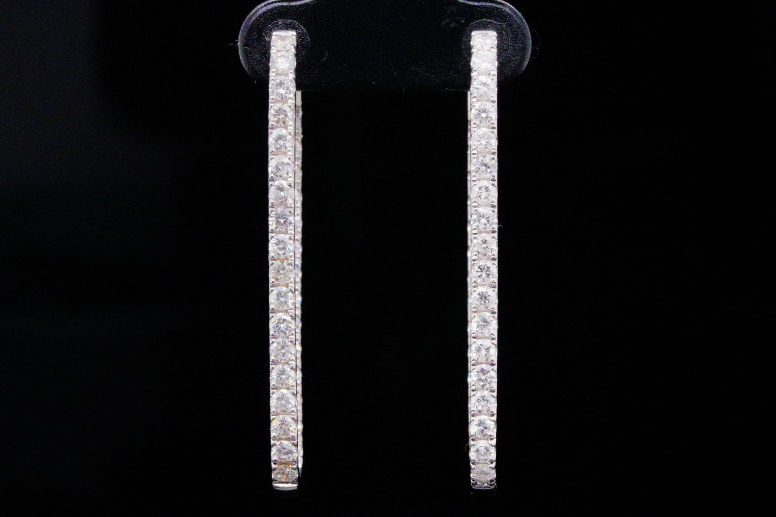 2.25ctw SI1-SI2/G-H Diamond and 14K White Gold Earrings (1 of 6)