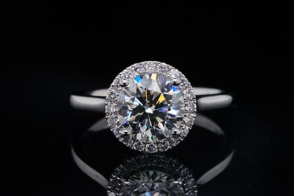 2.25ctw VS/F-G Lab Grown Diamond and 14K Ring