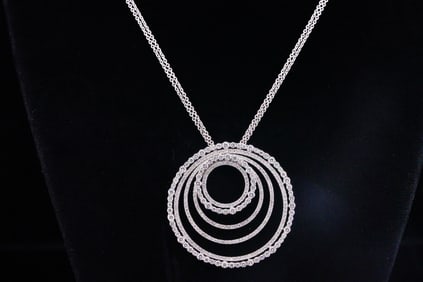 Bucherer 4.25ctw VS1-VS2/G-H Diamond 18K Necklace