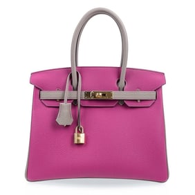 Hermes HSS Rose Pourpre/Gris Asphalte Birkin 30