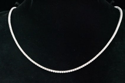 4.95ctw VVS-VS/E-F Lab Grown Diamond 14K Necklace