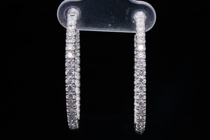1.88ctw VS1-VS2/F-G Lab Grown Diamond 14K Earrings
