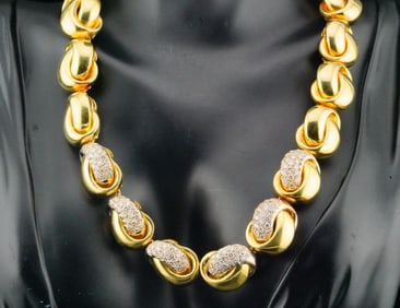 Kurt Wayne 2.90ctw Diamond and 18K Necklace