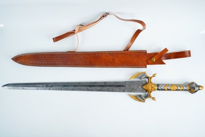 Handmade Damascus Steel Narsil Viking Sword